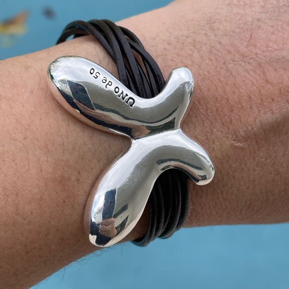 Uno de 50 Bracelet - Butterfly Effect - Silver - Size M - Picture 10 of 13